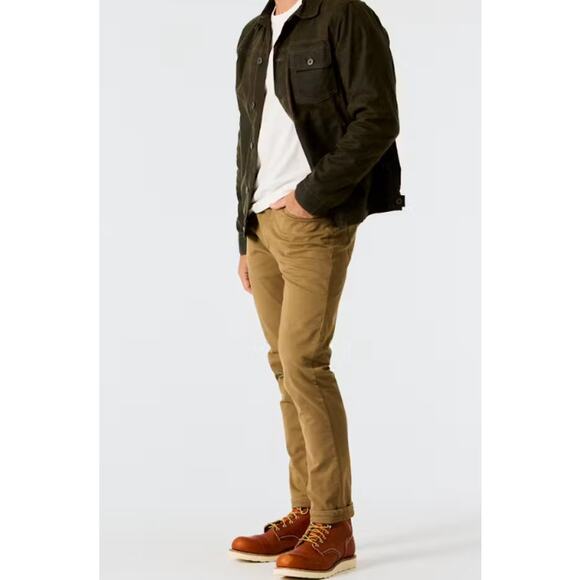 Flint And Tinder Mens Slim Fit 365 Pants Size 30 X 30 Cotton Stretch Earth Brown - Picture 2 of 9